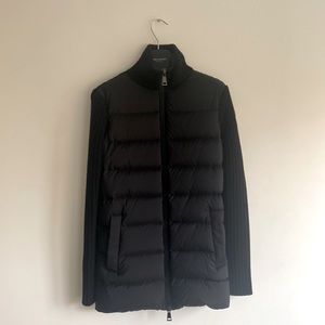 Moncler padded wool cardigan